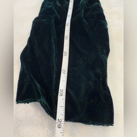 Vintage Jessica McClintock Gunne Sax velvet lace midi dress long sleeve SZ 13 - Picture 11 of 14